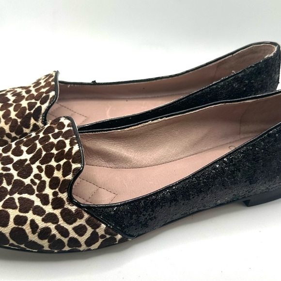 Vince Camuto Animal leopard Slip-On Lilliana Glitter Ballet Flats Size 9 - Picture 4 of 10